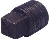 Picture of 1-1/4" Cast-Iron Cored-Plug Square-Head