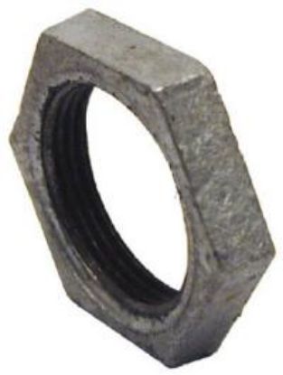 Picture of Galvanized Steel Hex Lock-Nut 1/2"