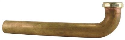 Picture of Tubular-brass Waste-bend Slip-joint Rough-brass 1-1/2" X 15"