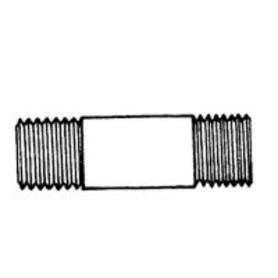 Picture of Pipe-Nipple Chrome-Plated 1/2" x 1-1/2" (Shoulder)