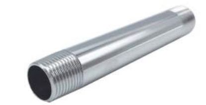 Picture of Chrome-Plated Nipple 3/8" x 7"