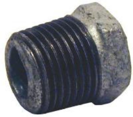 Picture of 1/2" X 1/8 Galvanized Steel Hex-Bushing