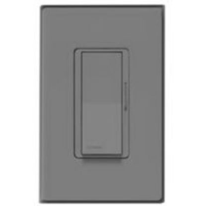 Picture of Duo Lighting-Dimmer Slide-Type Large Rocker On/Off 600W Single-Pole Black