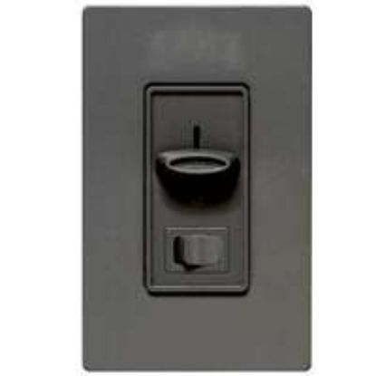 Picture of Lighting-Dimmer Slide-Type Rocker On/Off 600W Single-Pole Black