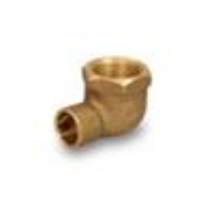 Picture of Cast-brass 90°-elbow C X F 1" X 1/2"
