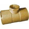 Picture of Straight-tee Cast-brass C X C X F 1/2"