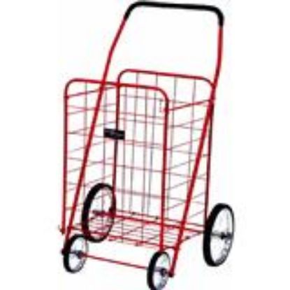 Picture of Jumbo 4-Wheel Shopping-Cart Red