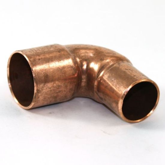 Picture of Wrot-Copper Pressure-Rated 90°-Elbow Close Ruff C x C 2-1/2" x 2"