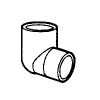 Picture of PVC-Plumbing Schedule-40 Elbow 90° S x S 3/4" x 1/2"