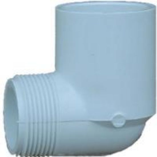 Picture of PVC-Plumbing Schedule-40 3/4" 90°-Elbow Street-Type MPT X S