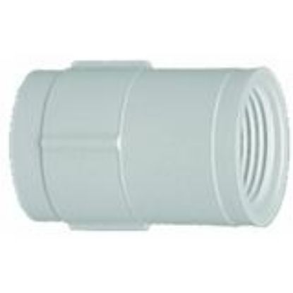 Picture of PVC-Plumbing Schedule-40 Coupling FxF 1"