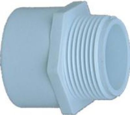 Picture of PVC-Plumbing Schedule-40 2" Male-Adapter MPT x S