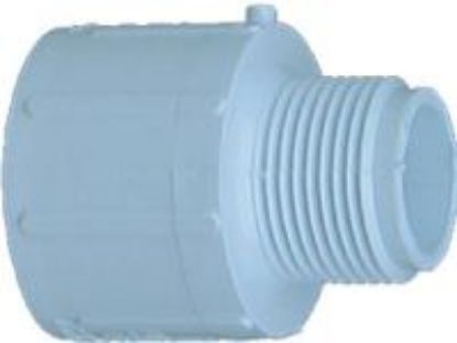 Picture of PVC-Plumbing Schedule-40 Reducing Male-Adapter MPT x S 3/4" x 1/2"