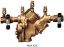 Picture of 1" 909QT Bronze reduced pressure backflow preventer with Quarter-Turn Valves-Bronze