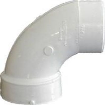 Picture of PVC-Plumbing Schedule-40 DWV-Rated 2" Quarter-bend Street