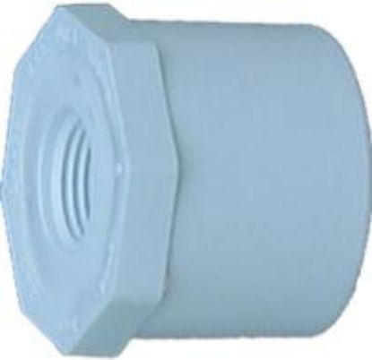 Picture of PVC-Plumbing Schedule-40 Reducer-Bushing 1-1/4" x 3/4" Spigot X FPT