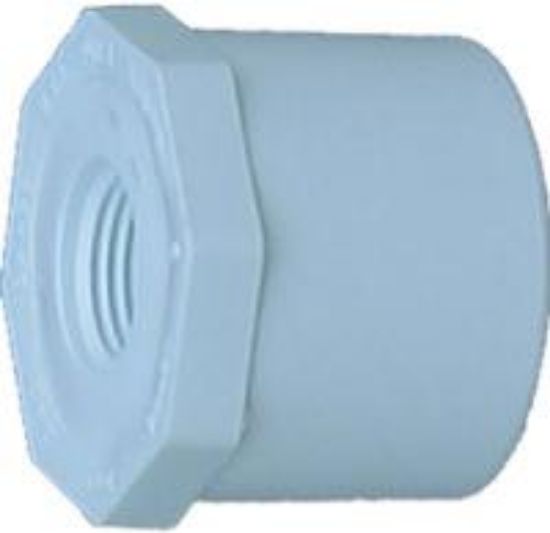 Picture of 1-1/2" x 1/2" REDUCER BUSHING Spigot X FPT Schedule-40 PVC