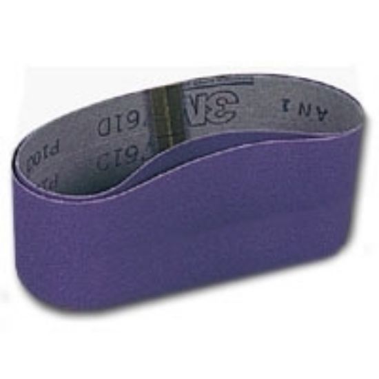 Picture of 761D Resin-Bond-Cloth Sanding-Belt Purple P100Y 3" x 24"