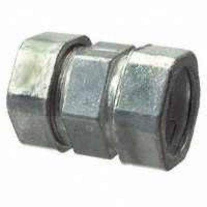 Picture of EMT-Coupling Compression Concrete-Tight Die-Cast-Zinc 1-1/2"