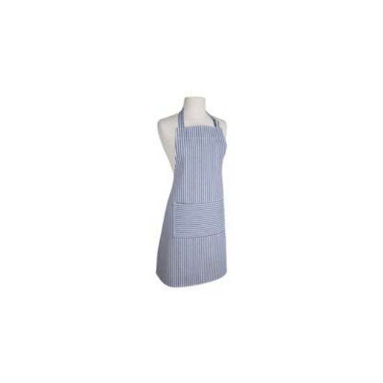 Picture of Chef Kitchen-Apron Narrow Stripe Royal
