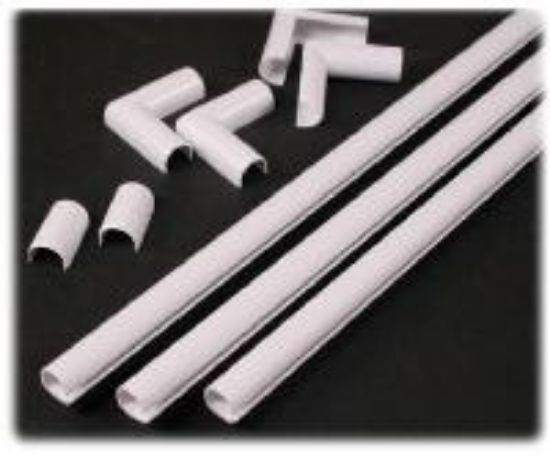 Picture of Cord-Cover Kit Plastic White 8-Piece