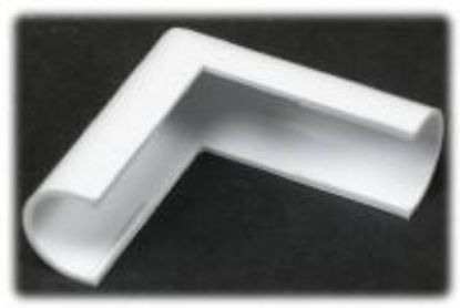 Picture of Cord-Cover 90° Outside Elbow White