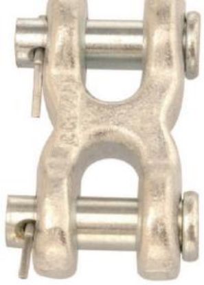 Picture of 1/4" Blue Double Clevis