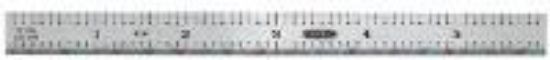 Picture of 6" Flex Precision-Ruler Stainless-Steel