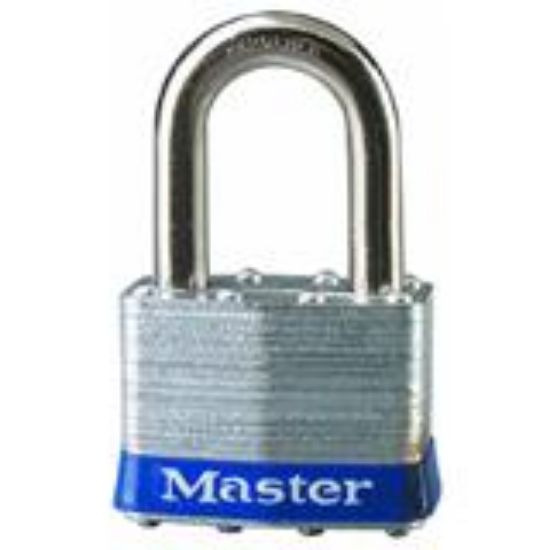 Picture of Keyed-padlock 2" Laminated-Steel 3/8" Shackle 1-1/2" H X 15/16 W