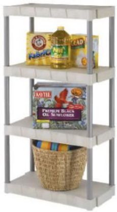 Picture of 4shelf Gray Shelv Unit