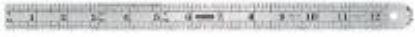 Picture of 12" Precision-Ruler Stainless-Steel