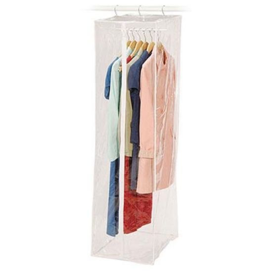 Picture of Clear-Vinyl Dress Bag W/Maxi Rack