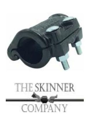 Picture of Emergency Pipe-clamp Ductile-iron Water-Oil-Gas 600 Psi 4"