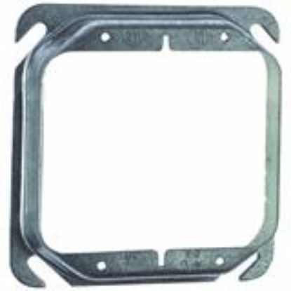 Picture of Square Steel Electrical-Box-Cover 4" 3/4" Rise