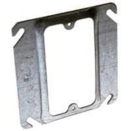 Picture of Electrical-Box-Cover Square Steel 4" 1/4" Rise
