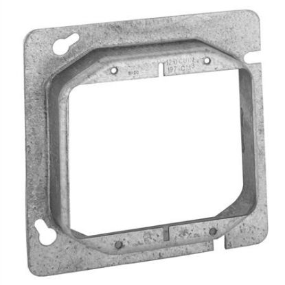 Picture of 4-11/16" Square Steel Electrical-Box-Cover Gang 1" Rise