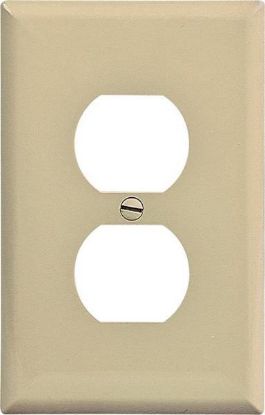 Picture of Wall-Plate Ivory Duplex