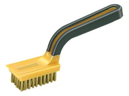 Picture of Stripper-Brush Brass Bristles 7" L x 1-1/4" W Wide Handle Solvent-Resistant Scraper End