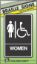 Picture of 6 x 9Brail Wome Rest Sign