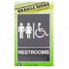 Picture of 6 x 9 Brail Restroom Sign