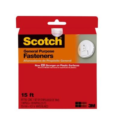 Picture of RF7760 Self-Stick Reclosable Fasteners 1" White (Pair Hook and Loop)