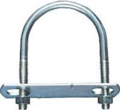 Picture of U-Bolt Zinc-Plated 3/8" x 3" x 4-1/2"