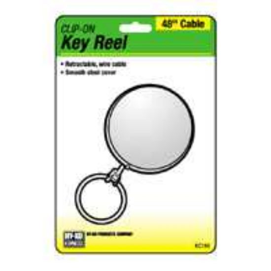 Picture of Retractable Key-Reel Clip On Chrome 48"