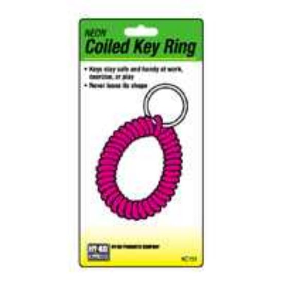 Picture of Key-Ring Neon Coiled