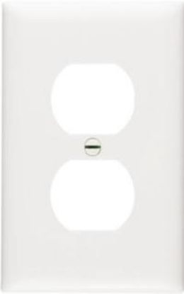 Picture of Duplex Jumbo White Wall-Plate