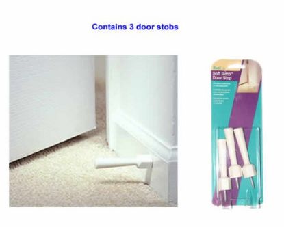 Picture of 3" White Jam Door-Stop