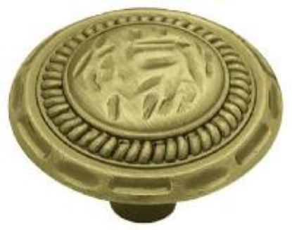 Picture of Sundial Round Cabinet-Knob Antique Brass 1-3/8"