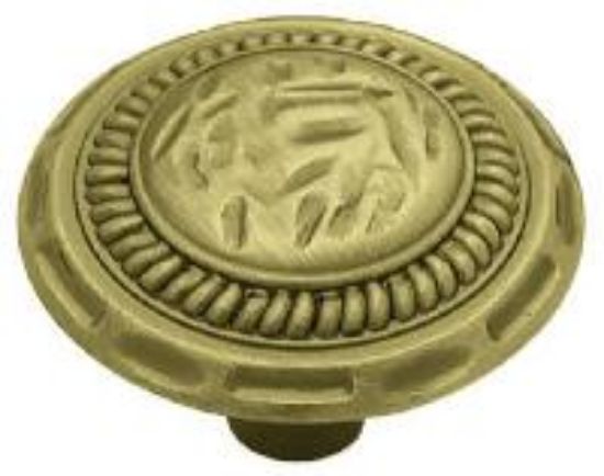 Picture of Sundial Round Cabinet-Knob Antique Brass 1-3/8"