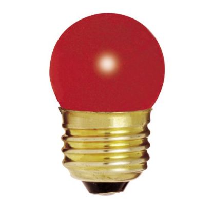 Picture of Light-Bulb Ceramic-Red S11 7-1/2 Watt