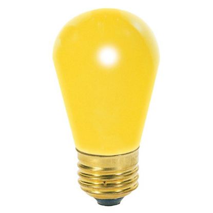 Picture of Light-Bulb S-14 Ceramic-Yellow